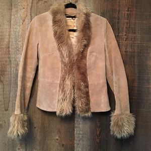 Rare 70th style genuine leather jacket